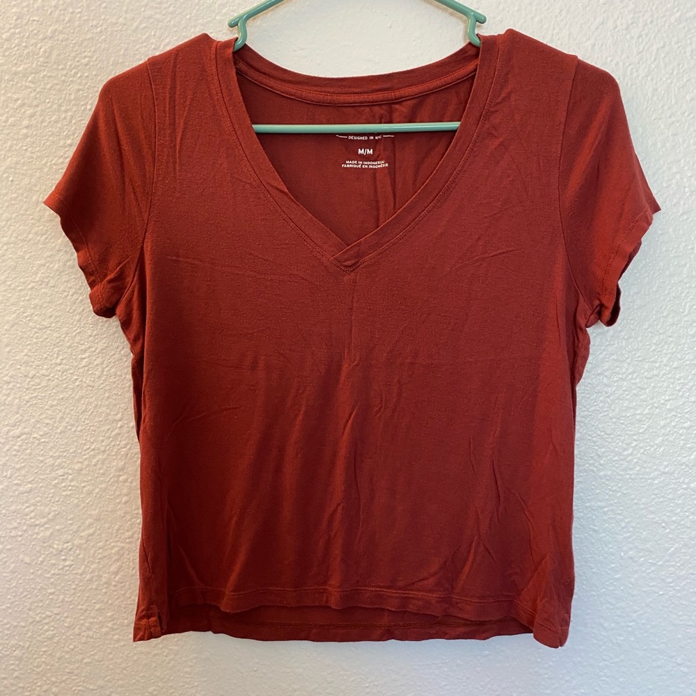 Aeropostale Brown Crop Top